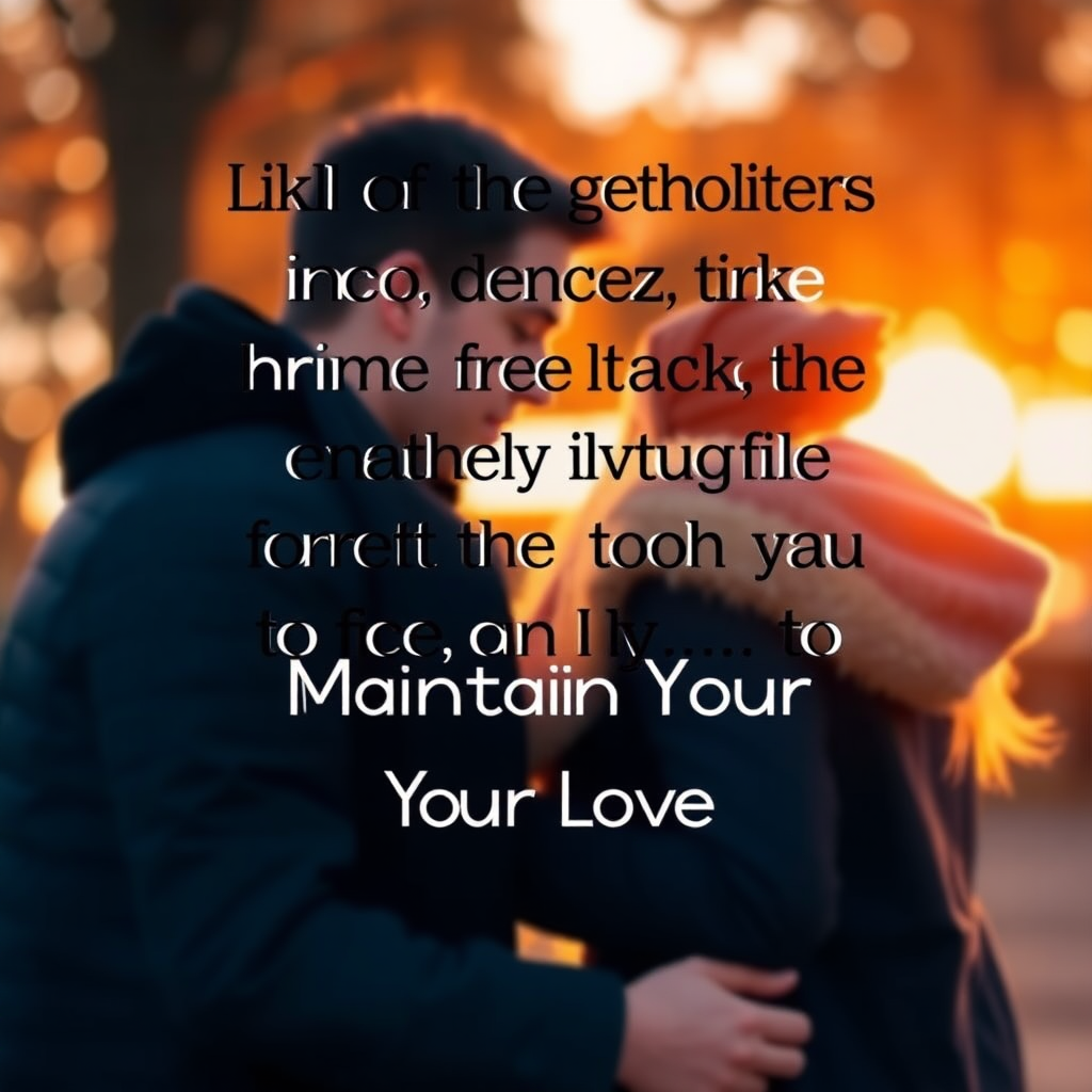 情感语录维护你的爱情